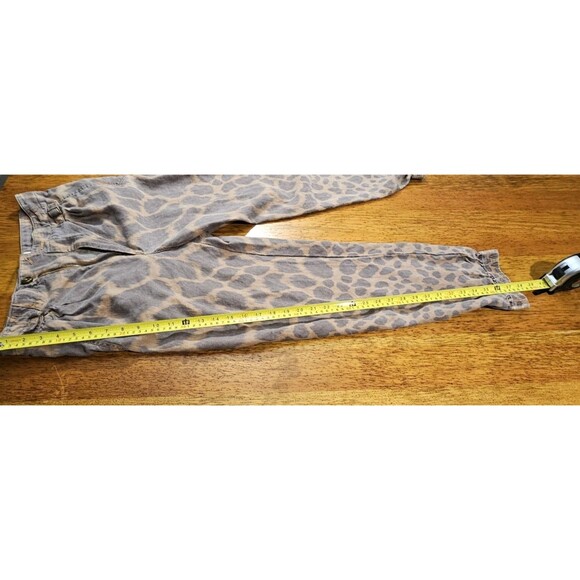 Anthropologie Pants Tamarind Giraffe Animal Linen Blend Trouser Jogger size 10 - Picture 12 of 13